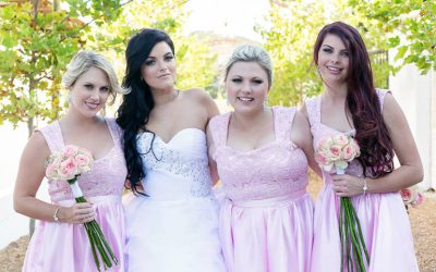 Monene Botha bridesmaids
